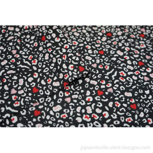 Polyester Spun Yarn Imitated Cotton Twill Fabric